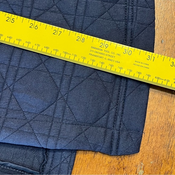Bagatelle navy quilted cardigan size medium - Picture 6 of 8